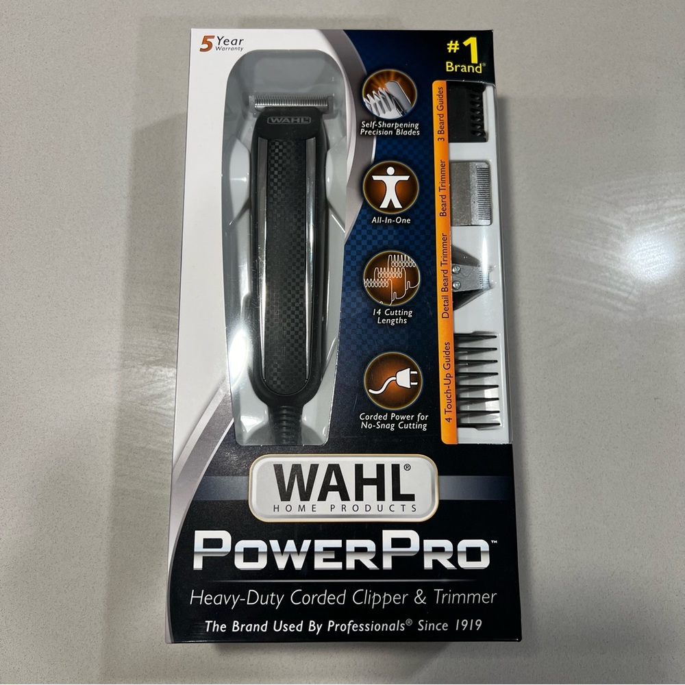 NEW in Box! Wahl PowerPro Corded Clipper with Attachments
